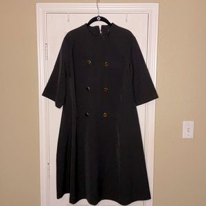 Black Military style dress